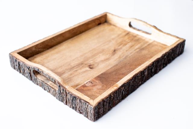 Rental store for 12 X16  MANGO BARK WOOD TRAY W  HANDLES in Tyler TX