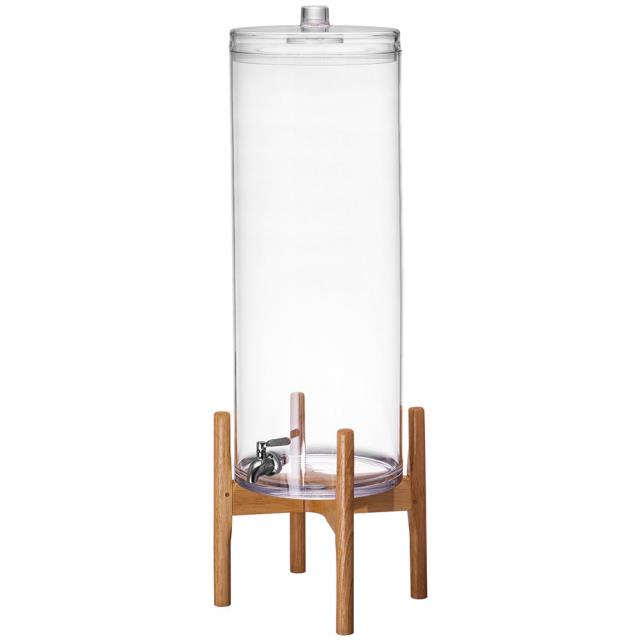 Rental store for 6.4 GAL RND POLY WOOD STND BEV DISPENSER in Tyler TX