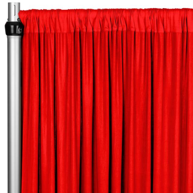 Rental store for 16  X 60  RED SPANDEX DRAPE in Tyler TX