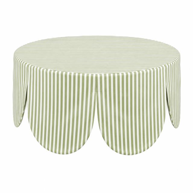 Rental store for 30  LT OLIVE WHITE STRIPE PANAMA CROWN in Tyler TX