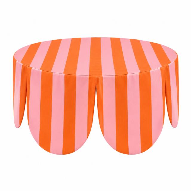 Rental store for 30  PINK ORANGE STRIPE CROWN in Tyler TX