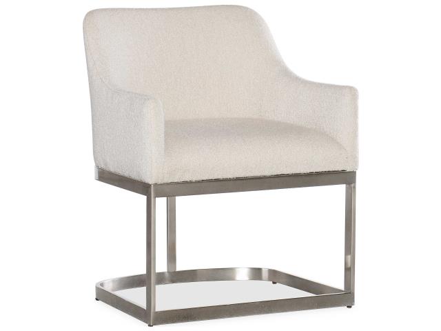 Rental store for CREAM MODERN CHAIR W  PEWTER BASE in Tyler TX